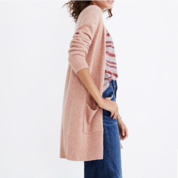 Madewell Sweaters - Madewell Pink Kent Duster Cardigan Sweater Small